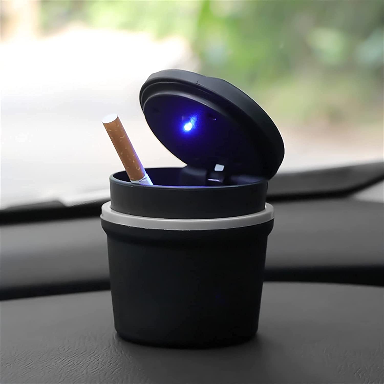 Disposable Ashtray Universal Car Ashtray With Led Lights Auto Cigarette Bling Ashtray For Car